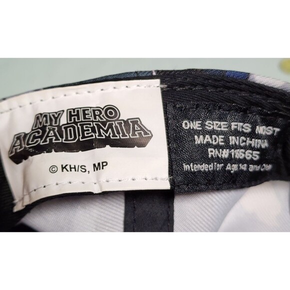 Bioworld Anime League Of Villains Precurve Snapback Hat My hero Academia - Picture 5 of 8